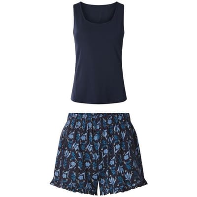 esmara Dames shortama (Marineblauw, XS (32/34))