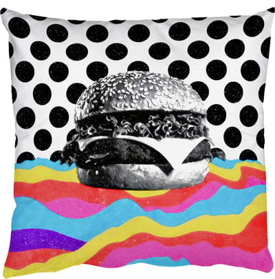 Sierkussens - Kussentjes Woonkamer - 50x50 cm - Hamburger - Stippen - Golven - Kleuren