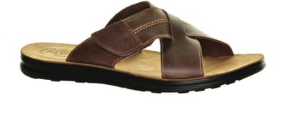 Instap Kruis Bruin Leder Fly Flot maat 39