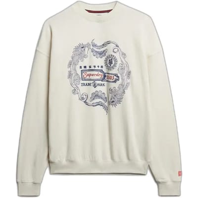 Superdry - Tokyo Narrative Oversized Sweatshirt - Dames - Truien