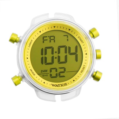 Montre WATXANDCO RWA1743. Quartz, Couleur verte. Unisexe. yellow