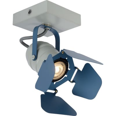 Lucide PICTO - Plafondspot (Plafondlamp) Kinderkamer - 1xGU10 - Blauw