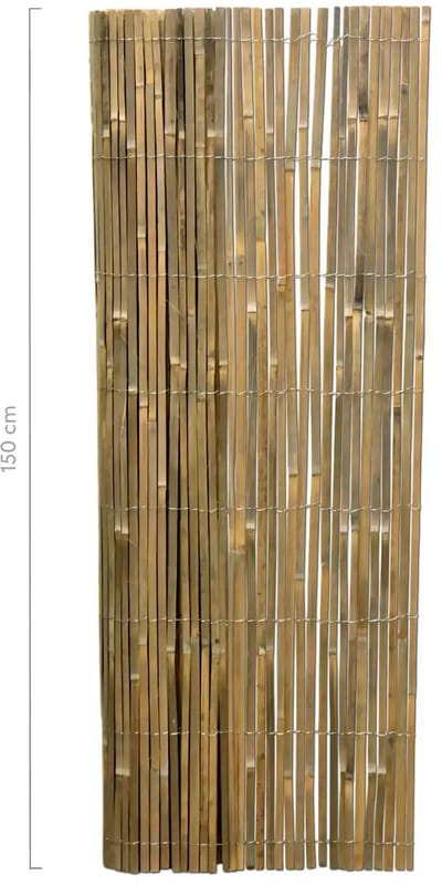 Masters of Bamboo® Bamboemat Gespleten - 500 x 150 cm - Bamboe schutting op rol