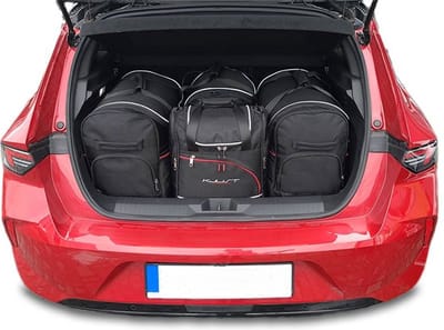 OPEL ASTRA HATCHBACK PHEV 2021+ Reistassen Kofferbak Tassen Set Organizer | 4-Delige Perfect Passende Set Auto Interieur Accessoires Nederland en België