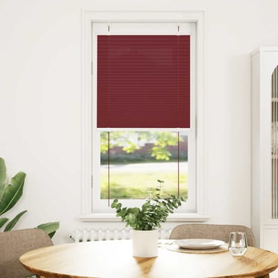 vidaXL - Plissé - rolgordijn - 60x100 - cm - stofbreedte - 59,4 - cm - bordeauxrood