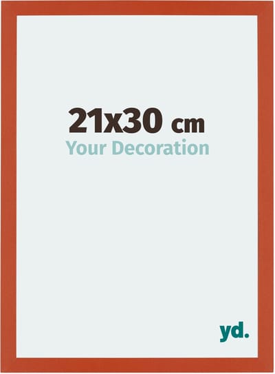 Your Decoration - Fotolijst 21x30 cm - MDF - Oranje - Mura