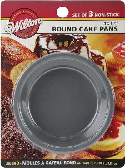 Mini taartvormpjes - Bakvormpjes rond - Kleine gebakjes maken - Set van 3 - 10 cm diameter - Multicolor