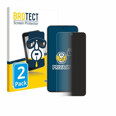 BROTECT - privacy screenprotector voor Honor X70 - Folie Beschermfolie Blauwlichtfilter 2 Stuks