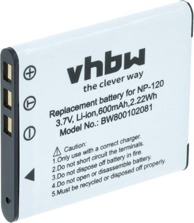 Camera Accu - Reserve Batterij - Fotografie - Hoge Capaciteit - 550 mAh 36 V