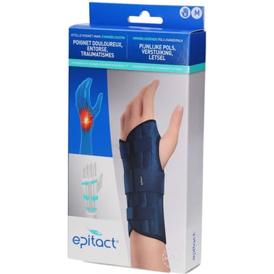 Epitact® Immobiliserende Pols-/Handspalk Pijnlijke Polls - Verstuiking Letsel Rechts Medium 1 Verband(en)