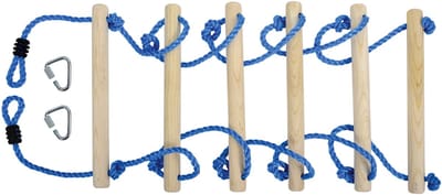 Schildkröt Jungle Line klimtouw ladder voor buiten speeltoestellen.