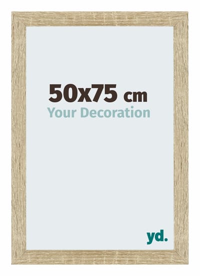 Your Decoration - Puzzellijst 50x75 cm - Sonoma Eiken - Puzzellijst 500-1000 stukjes - MDF Fotolijst - Mura