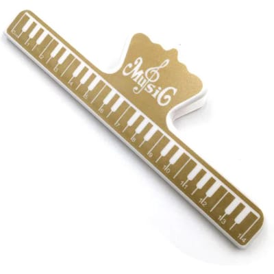 Bladmuziek Clip Boek Pagina Noten Clips Muziek Partituur Vaste Clips Bladmuziek Houder voor Gitaar Viool Piano Muziekinstrumenten Accessoires goud