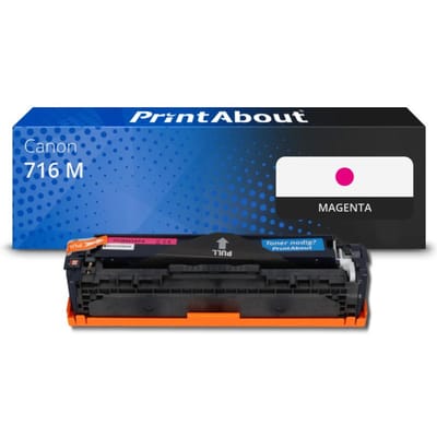 PrintAbout huismerk Toner 716 M Magenta Geschikt voor Canon