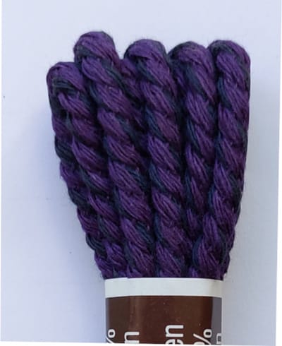 Tana Veter - Paars/Zwart - Meerkleurig - Rond - Koord Veters - Lengte 90 cm - Dikte 4,5 mm - Schoenveter