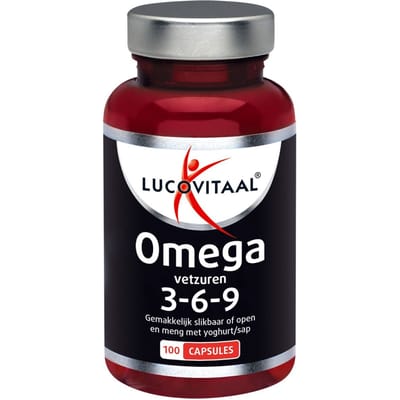 lucovitaal - Omega 3-6-9 vetzuren 100 Capsules