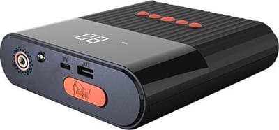 4smarts, Powerbank 8800mAh met Compressor 3.8 bar en Jumpstarter, Zwart