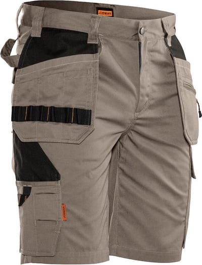 Jobman Practical 2722 Korte Werkbroek Holsterpockets - Mannen - Khaki/Zwart - 62