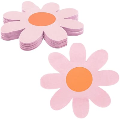 SPHProducts - Servetten - Madeliefjes - Kleurige Bloemen - Paars - Feestdecoratie - Perfect voor Zomerfeesten