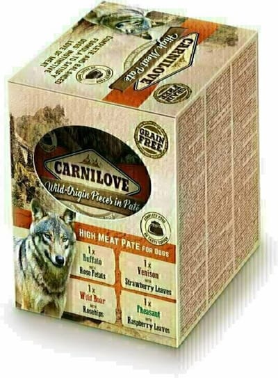 Carnilove Dog Pouch - Hondenvoer Zonder Granen - Multipack 4x300gr met 85% Vlees