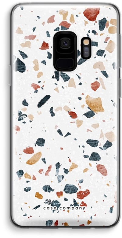 Case Company® - Hoesje geschikt voor Samsung Galaxy S9 hoesje - Terrazzo N°4 - Soft Cover Telefoonhoesje - Bescherming aan alle Kanten en Schermrand