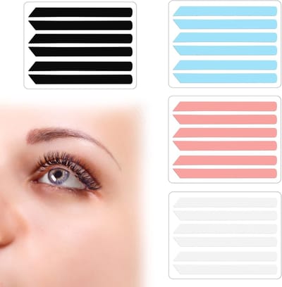 24-delige Set voor Wimperlifting met Silicone Pads, Herbruikbare Rods en Make-up Tapes voor Perfecte Wimperlift en Volume
