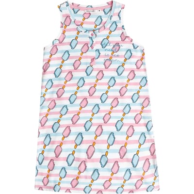 Mouwloze T-shirtjurk voor meisjes Admas Ice Cream