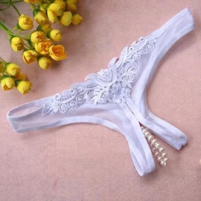 LOUZIR Luxe Erotische Lingerie Slipje | Wit