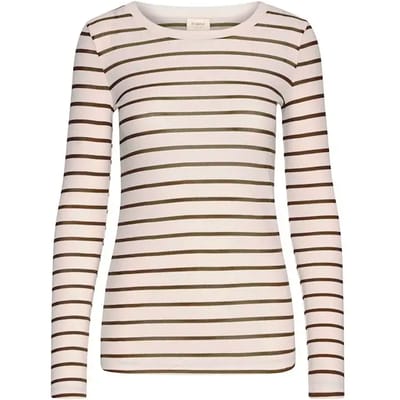 fransa - FRHIZAMOND STRIPE TEE 33 - Dames - T-shirts