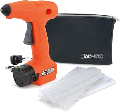 Draadloos 12V Lijmpistool met 30 Lijmsticks en Neopreen Opbergtas