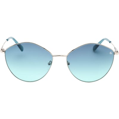 Calvin Klein Blue Gradient Lensed Silver Zonnebril
