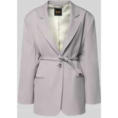 Slim fit longblazer met viscose Model 'JALARA'