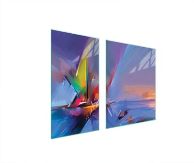 TMK ArtDeko - Snijplank - 90x52 cm - Gehard Glas - Multicolor