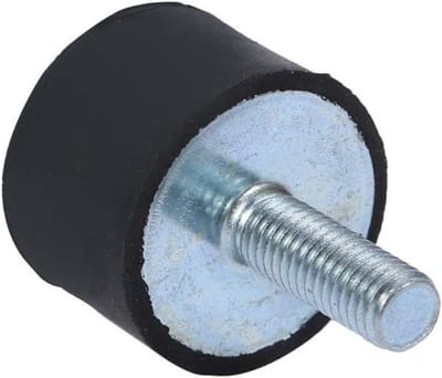 4 stuks rubberen schokdemper anti vibratie silentblocks (8mm en 6mm) - dempende rubberen mounts voor geluidsreductie.
