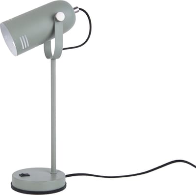 Leitmotiv Husk - Tafellamp - Bureaulamp - Ijzer - 46x12,5cm - Groen
