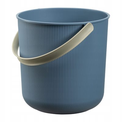 Plast Team - Akita - Emmer met handvat -10L - blauw - Diameter 24cm - Gerecycled materiaal, 60810805