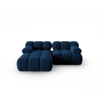 Modulaire-3-zitshoekbank Tropea links velvet | Milo Casa