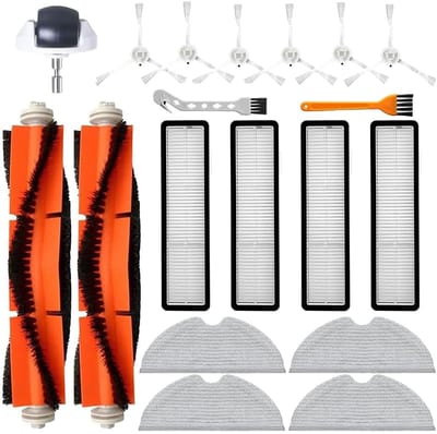 Store_7 - Accessoireset voor Dreame D9 - 17 Stuks - Hoogwaardige Onderdelen - Inclusief Filters en Dweildoeken - Voor Robotstofzuiger - Geschikt vo...