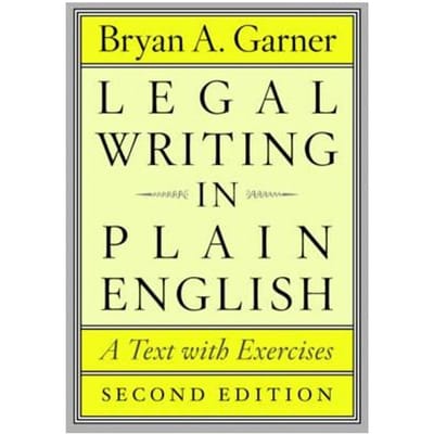 Legal Writing In Plain English - Bryan A. Garner