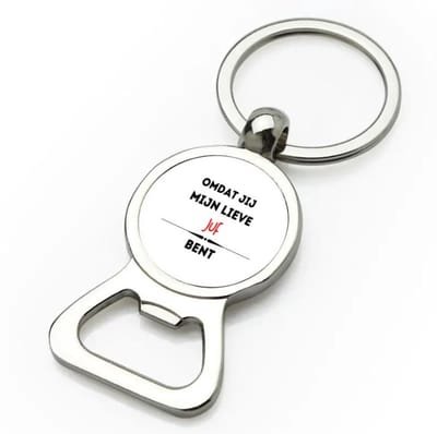 Akyol - omdat jij mijn lieve juf bent flesopener - Juf - de liefste juf - verjaardag - cadeautje voor juf - kado - geschenk - 9 bij 3 cm