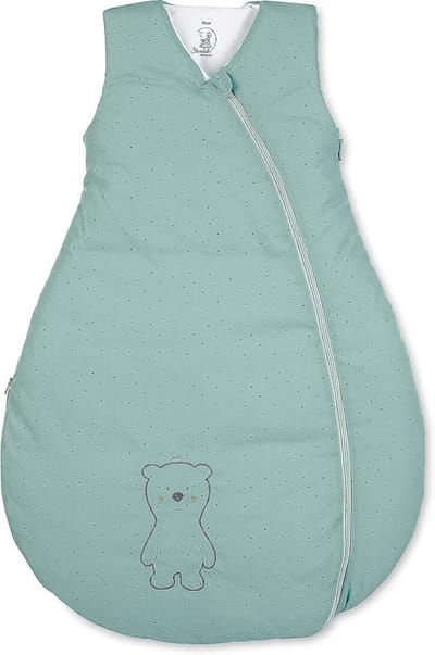 Functionele slaapzak - Trappelzak baby - Warmteregulering slapen - Hydracool-functie - 70 cm - Beer motief
