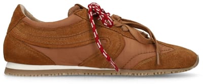 Sacha - Dames - Cognac sneakers met dubbele veters - Maat 36