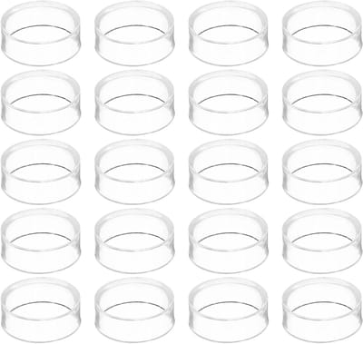 Ronde Baseball Stand van 1.2 Inch, 20 Stuks Acryl Ballenhouder voor Duidelijke Baldisplay, Geschikt voor Golfballen en Softballs