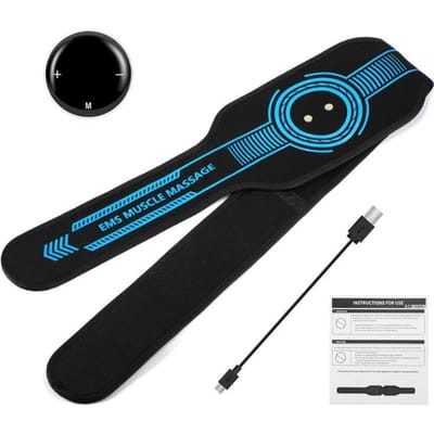 Fitness EMS Elektrische Buikmassager Lichaamsafslankgordel Spierstimulator USB Oplaadbaar Taille Trainer Gewichtsverlies Apparaat