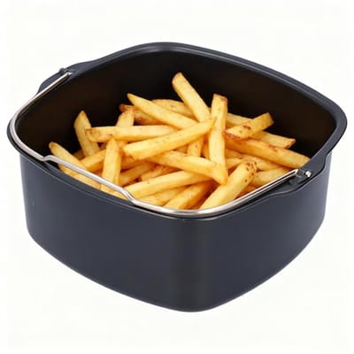 Cakevorm voor Friteuse - 22cm Bakpan voor Gezond Koken