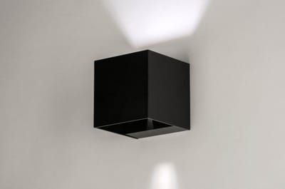 Lumidora Wandlamp 73239 - Voor binnen - VEGAS - G9 - Zwart - Metaal