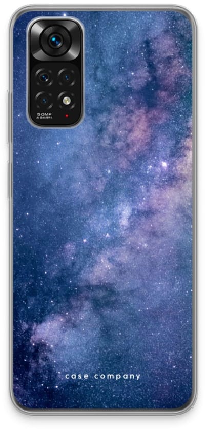 Case Company® - Hoesje geschikt voor Xiaomi Redmi Note 11 hoesje - Nebula - Soft Cover Telefoonhoesje - Bescherming aan alle Kanten en Schermrand