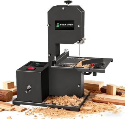 Verticale Lintzaag - Werkbank Zaag - Hout Bewerken - 800W Koperen Motor - 70mm Zaagdiepte
