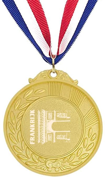 Akyol - frankrijk medaille goudkleuring - Piloot - toeristen - frankrijk cadeau - beste land - leuk cadeau voor je vriend om te geven