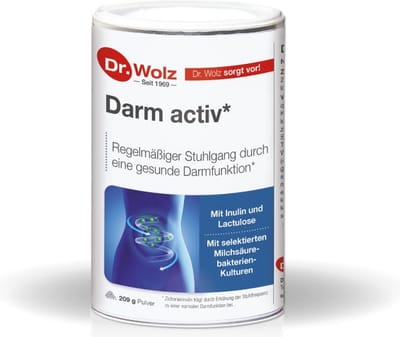 Dr. Wolz Darm Activ 209gr poeder - SUpplement met inuline en vezels voor betere stoelgang en darmwerking